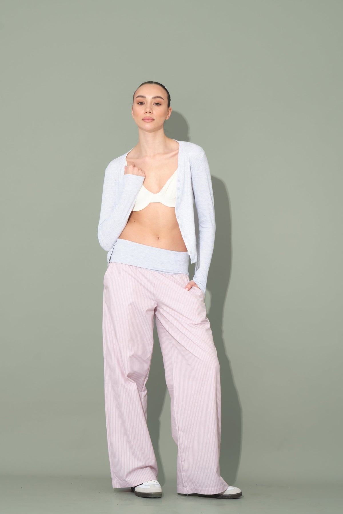 JULIE PANTOLON - PEMBE