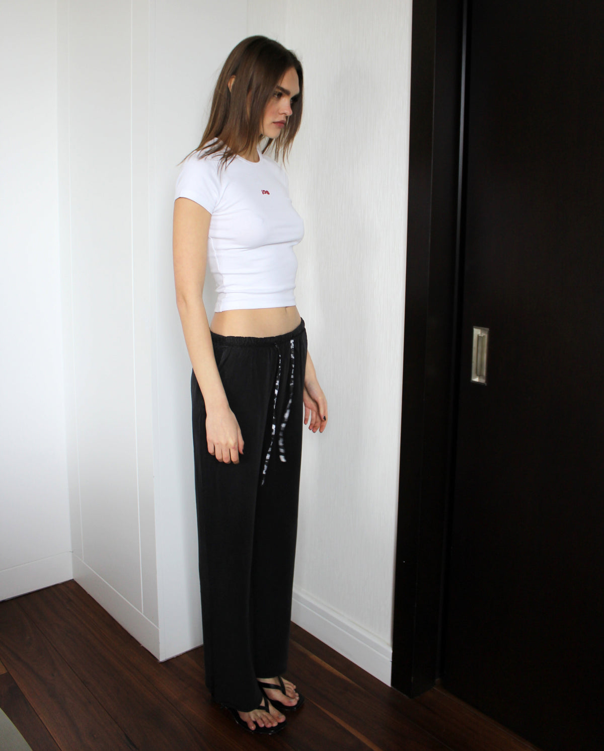 Black Lyocell Trousers