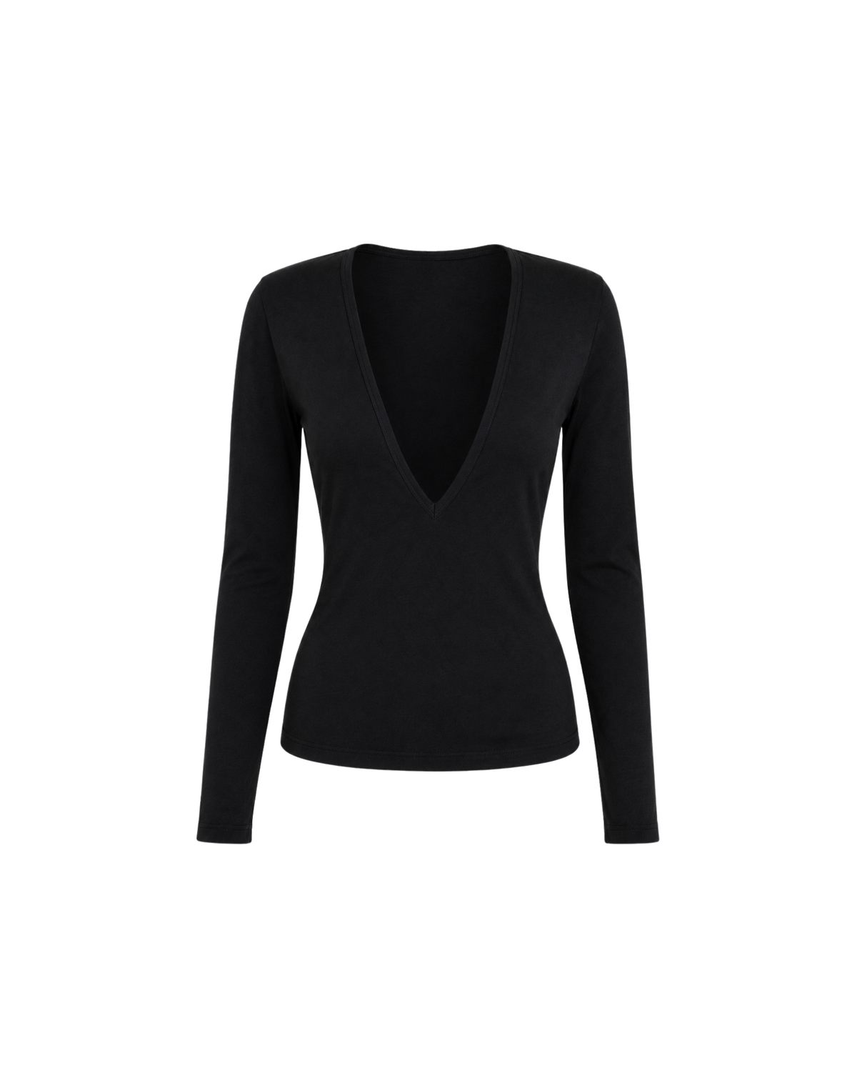 V-Neck Long Sleeve Tshirt