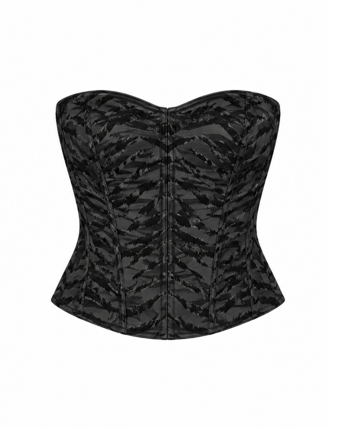Zebra Desenli Korse