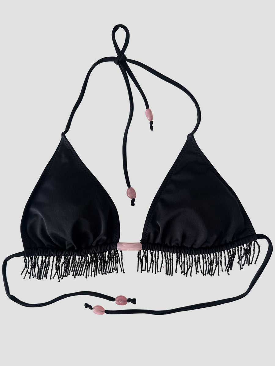 KAIA Black/Pink Bikini Set