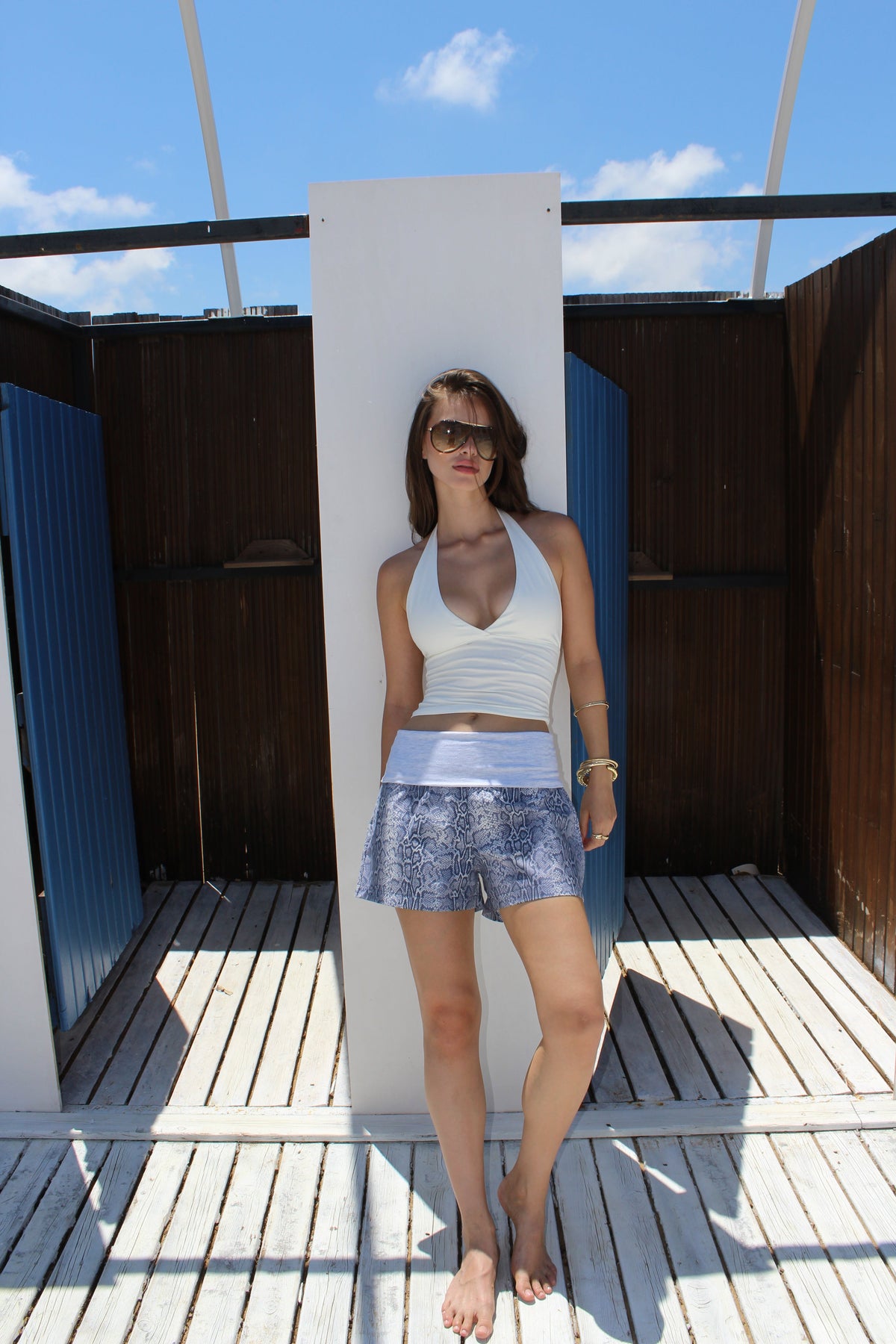 GIGI Shorts - Snake Skin