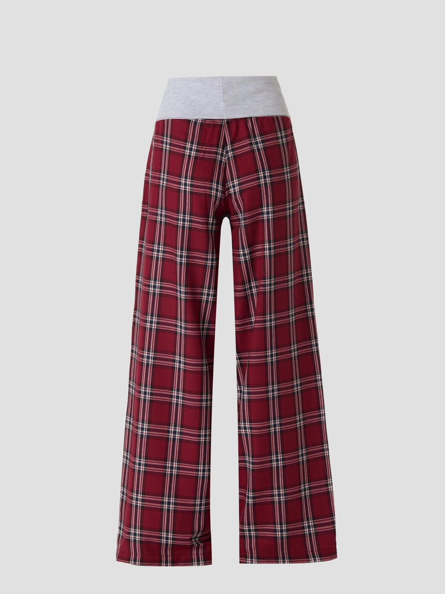 JULIE Plaid Trousers