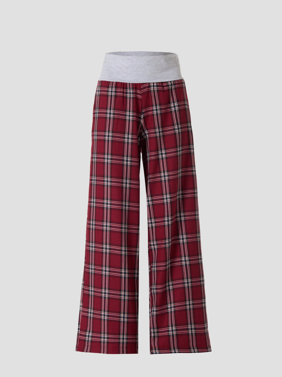 JULIE Plaid Trousers