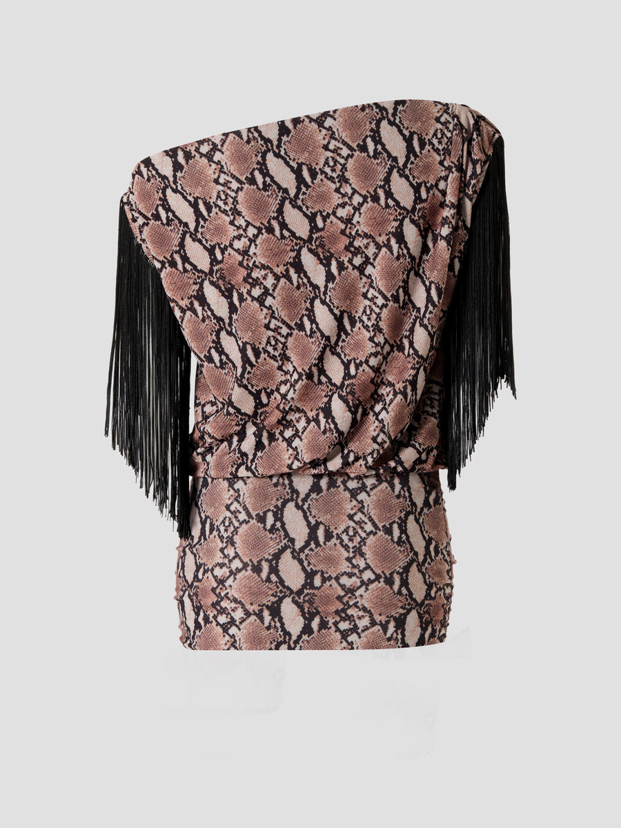 KELLY Dress - Snake Print