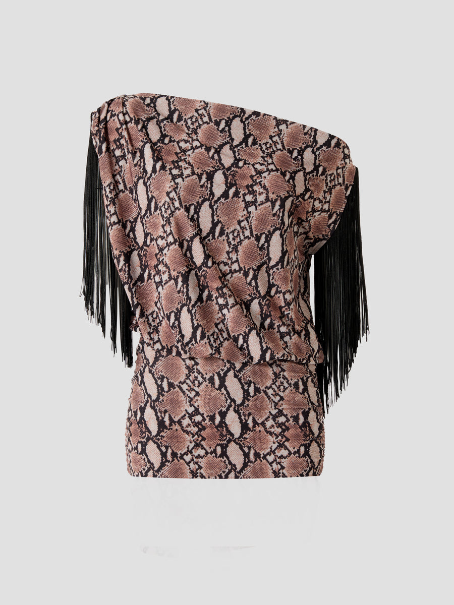 KELLY Dress - Snake Print